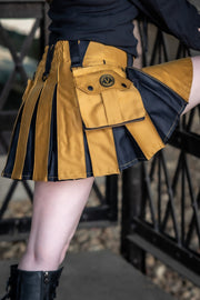 Versatta Mini Hybrid Cargo Kilt - Gold/Black