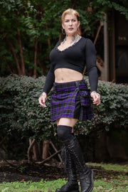 Versatta Mini Inverted Tartan Hybrid Cargo Kilt - Equinox