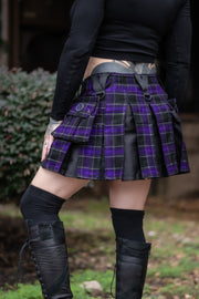 Versatta Mini Inverted Tartan Hybrid Cargo Kilt - 15"