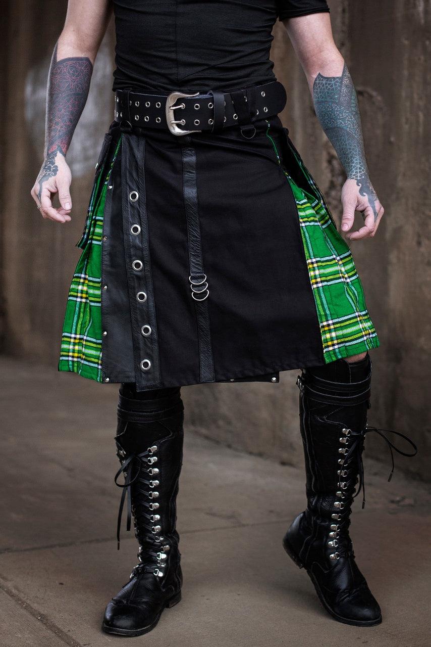 Versatta Irish Kiss Tartan Hybrid Cargo Kilt