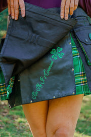Versatta Mini Irish Kiss Tartan Hybrid Cargo Kilt