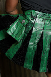 Versatta Leather Hybrid Cargo Kilt - Green