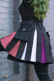 Versatta Knee-Length Genderfluid Pride Hybrid Cargo Kilt