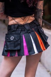 Versatta Micro Lesbian Pride Hybrid Cargo Kilt
