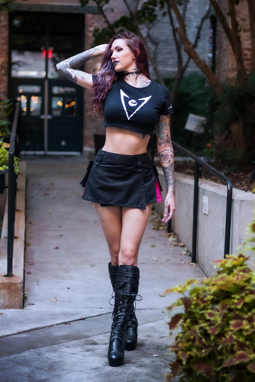 Versatta Micro Lesbian Pride Hybrid Cargo Kilt