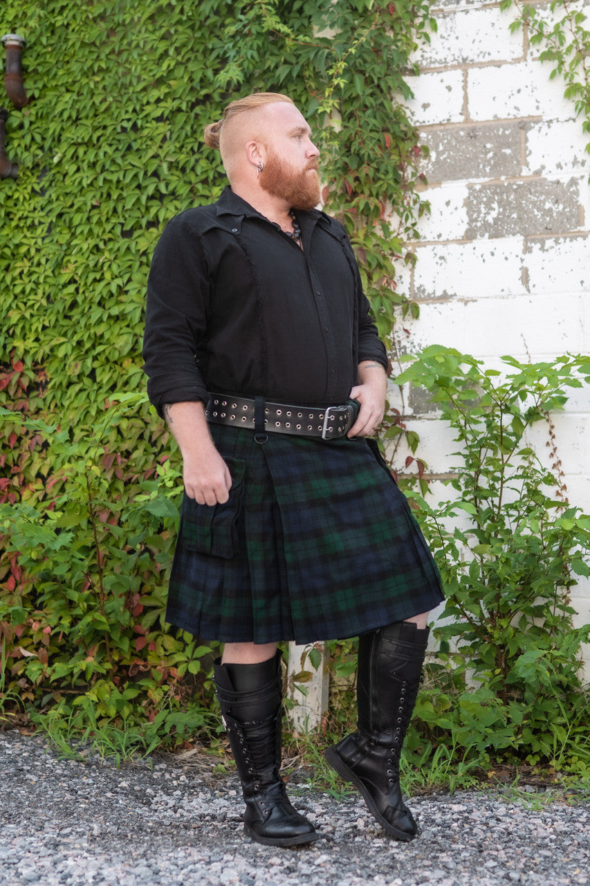 Versatta Tartan Cargo Kilt - Black Watch