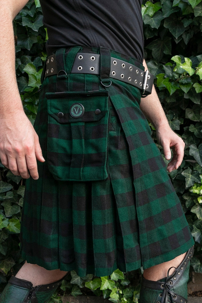 Versatta Tartan Cargo Kilt - Dragonseye