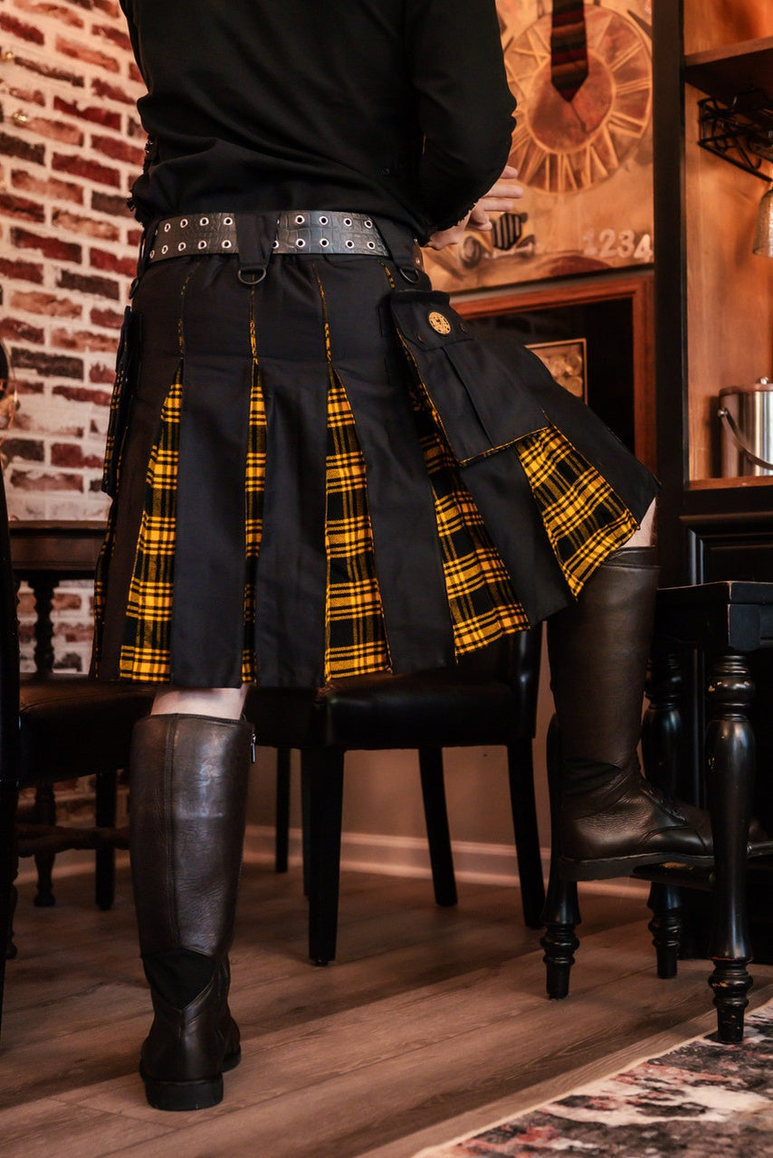 Versatta Tartan Hybrid Cargo Kilt - Flaxenweave