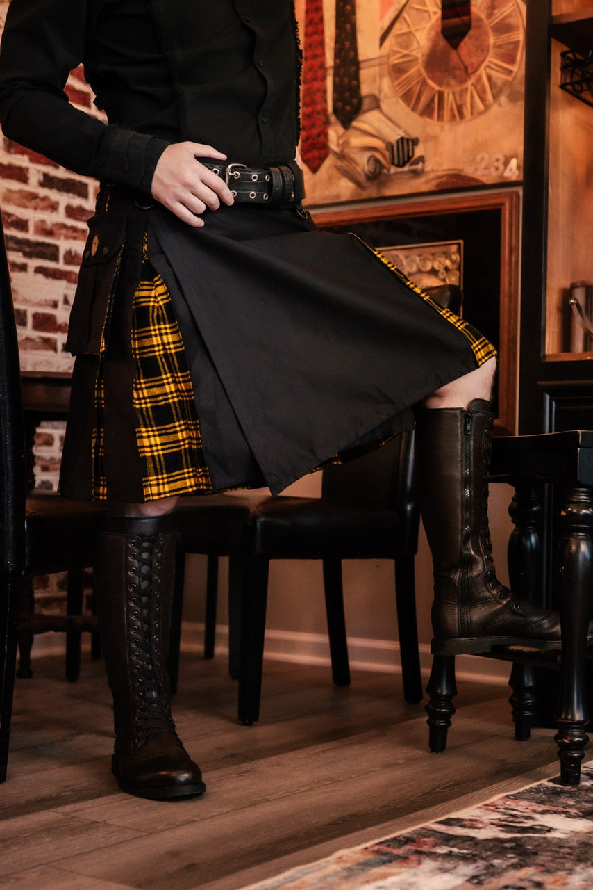 Versatta Tartan Hybrid Cargo Kilt - Flaxenweave