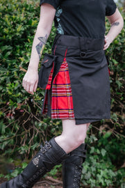 Versatta Knee-Length Tartan Hybrid Cargo Kilt - Royalist