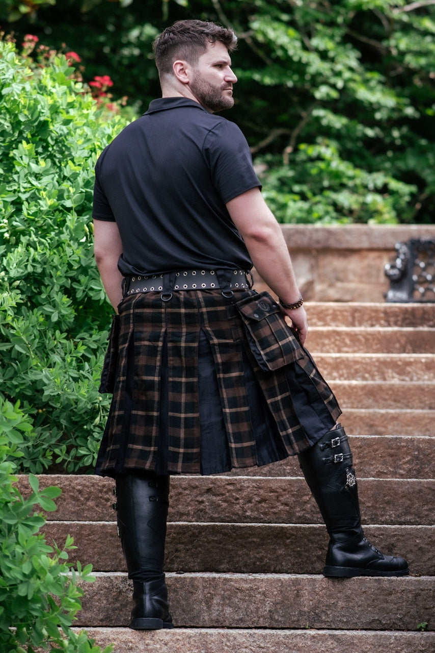 Versatta Inverted Tartan Hybrid Cargo Kilt - Brandybuck