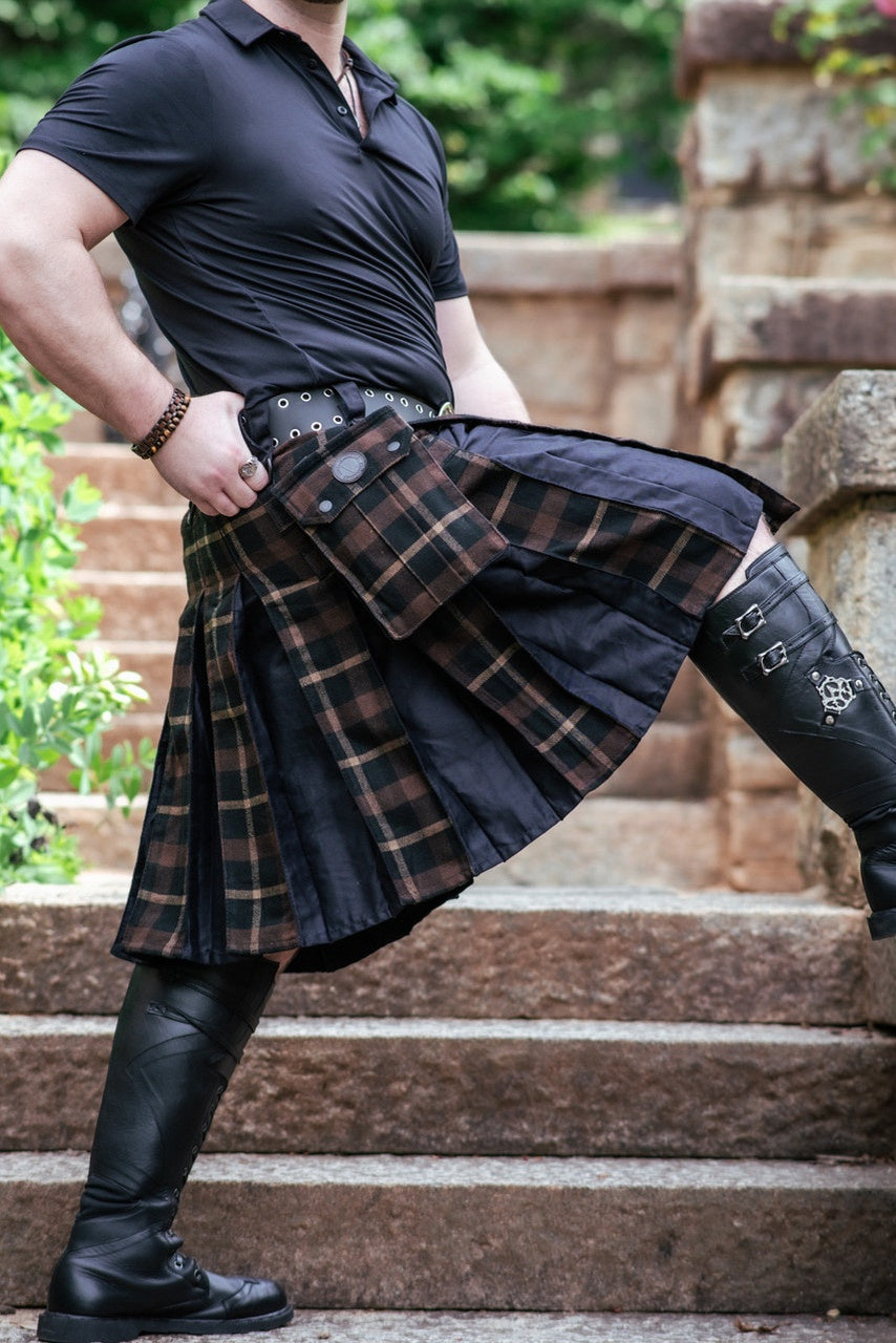 Versatta Inverted Tartan Hybrid Cargo Kilt - Brandybuck
