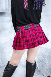 Versatta Micro Tartan Cargo Kilt - Unicorn Blood