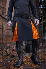 Versatta Velvet Hybrid Cargo Kilt - Emberglow